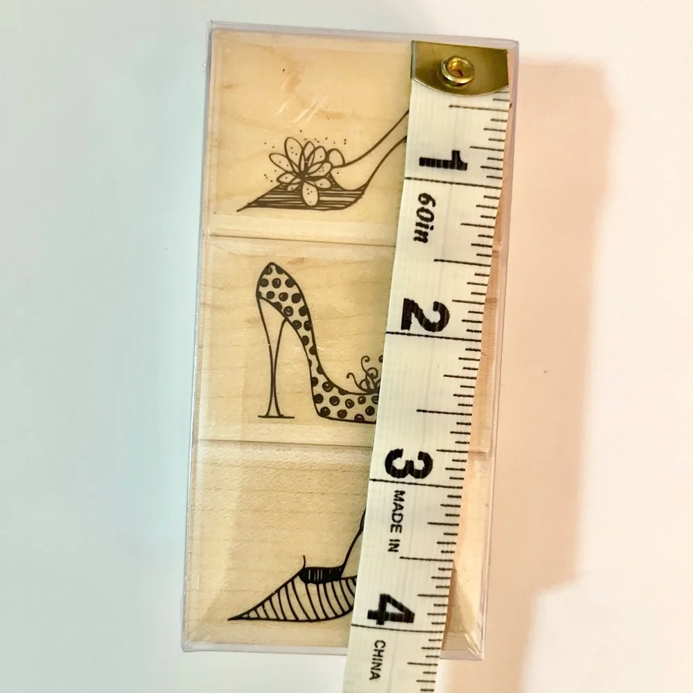Hero Arts (3) rubber stamps -old fashion shoes